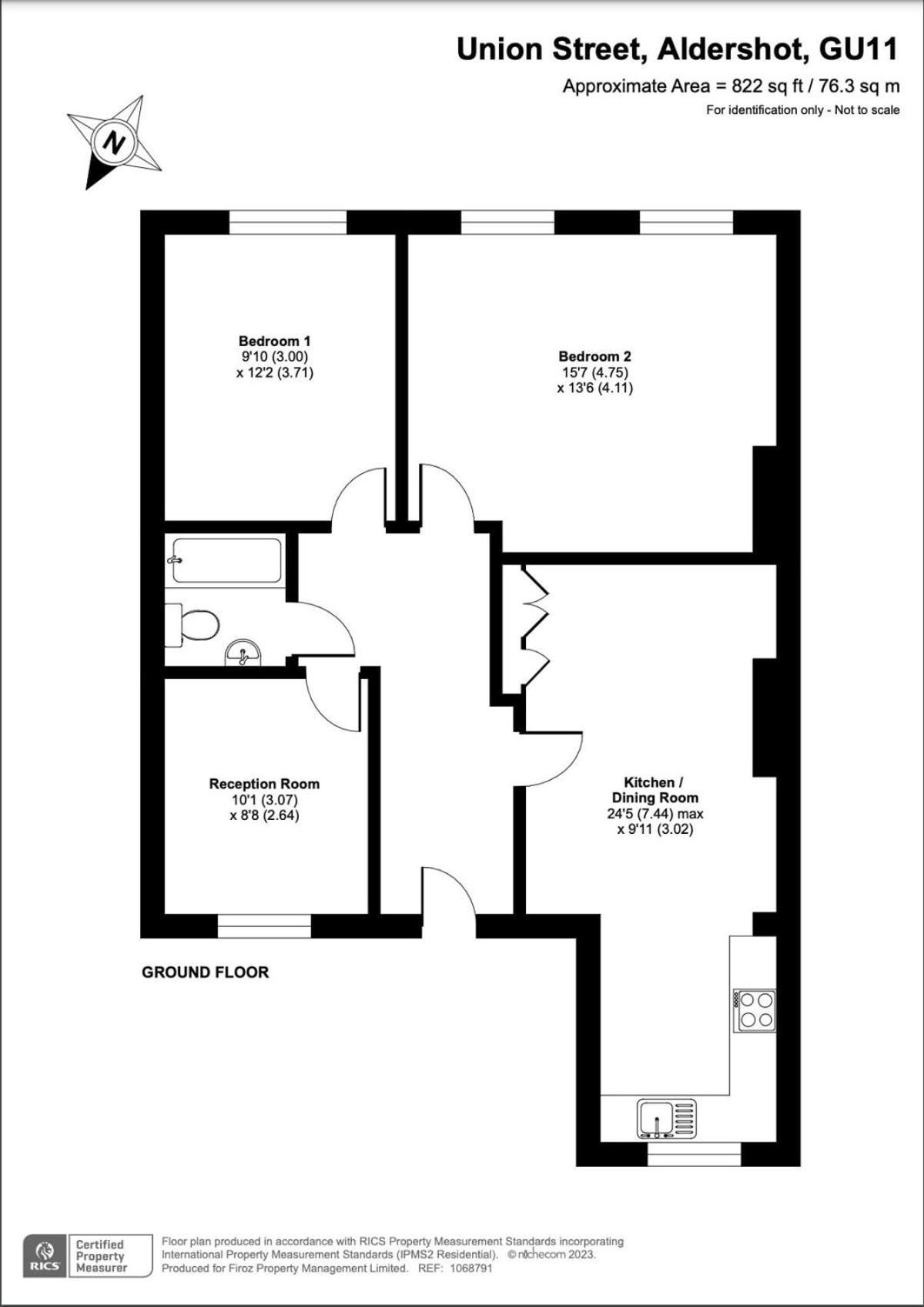Brand New, 2 Bed 1 Bath, Modern Town Center Apartment, Free Wifi & Netflix By Redwood Stays オールダーショット エクステリア 写真